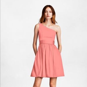 White by Vera Wang one shoulder Bridesmaid Dress